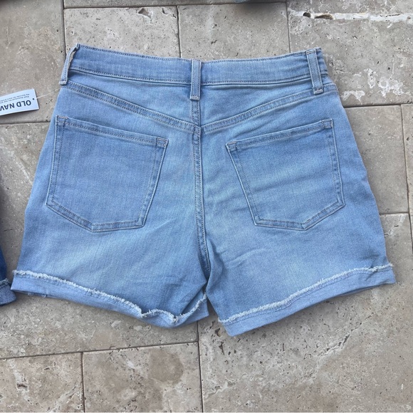 Set of 4 Old Navy Black and Blue Denim Girls Short Size 16 Stretch Summer - Picture 9 of 14